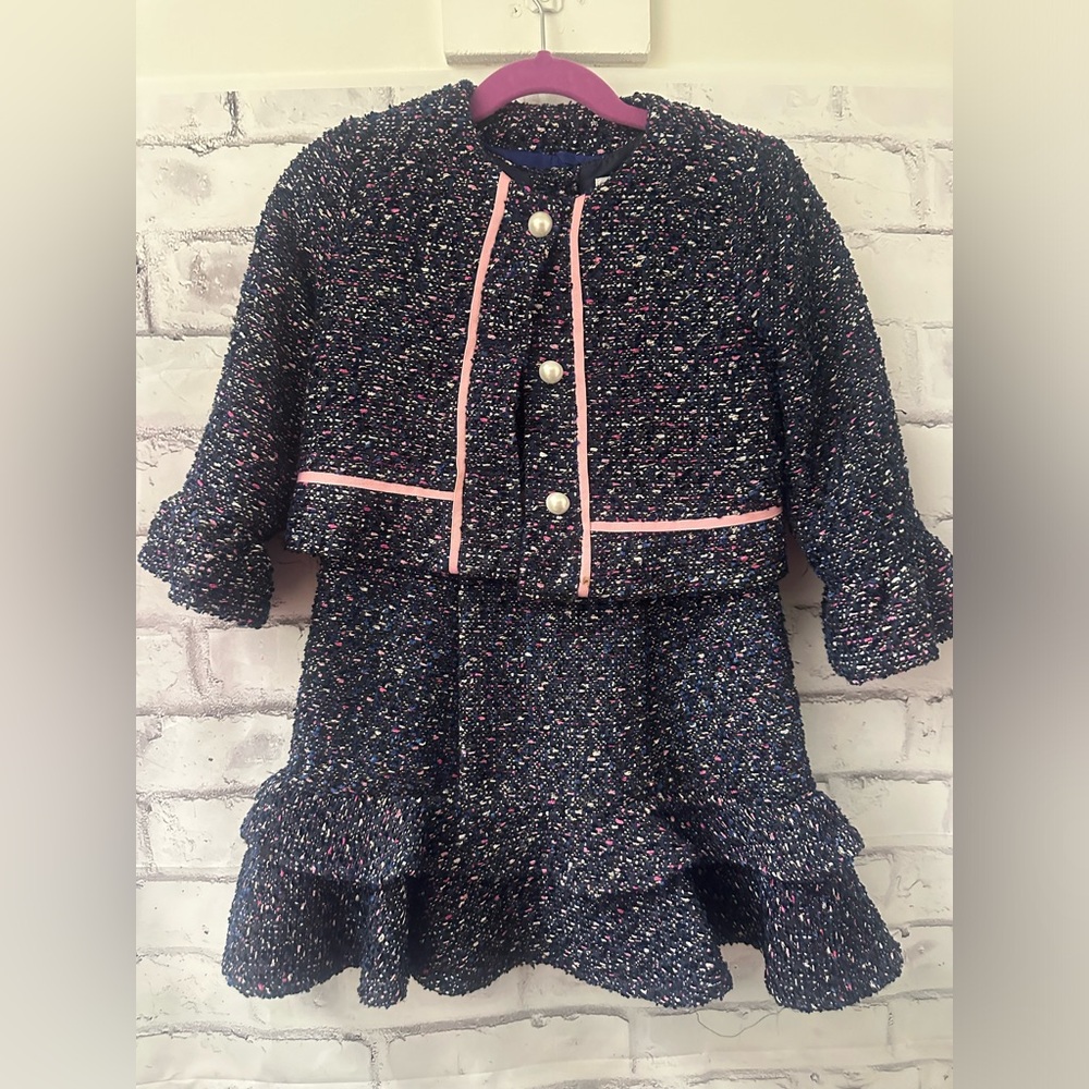 Girls Janie and Jack Tweed set